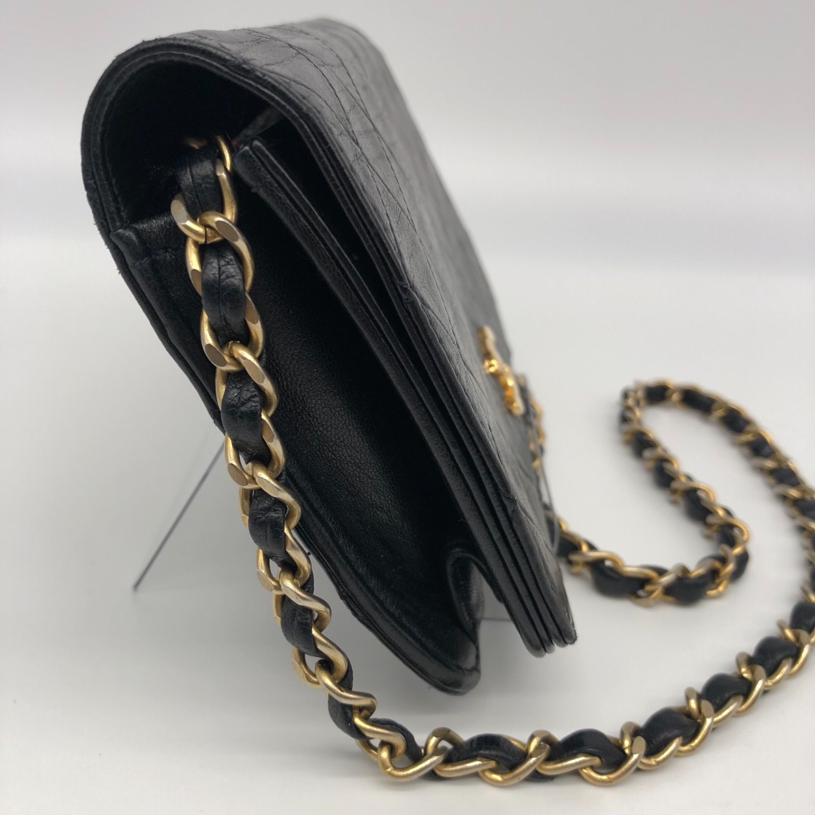 シャネル CHANEL ミニマトラッセ チェーンショルダーバッグ フル 