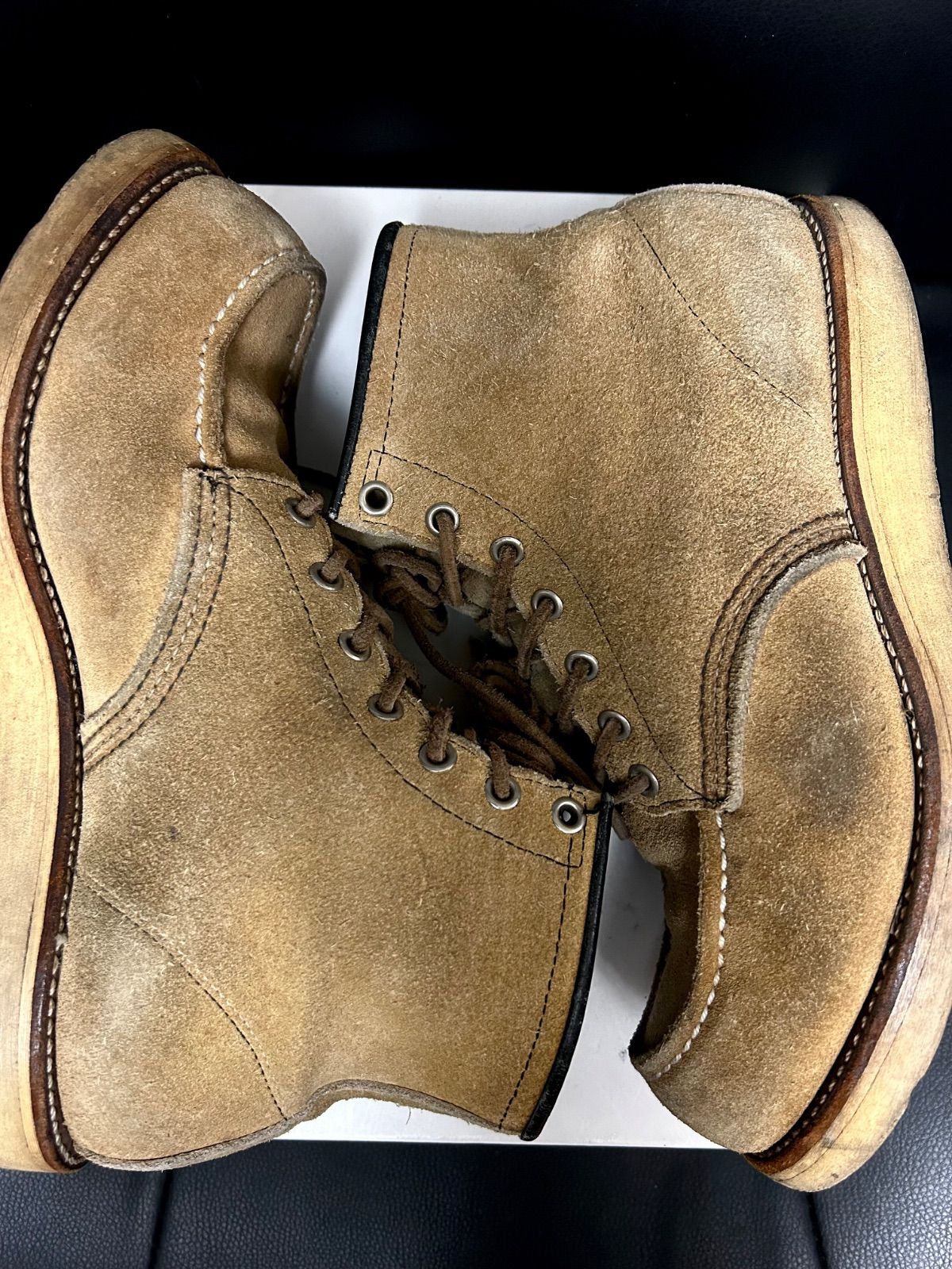 90年代初期RED WING人気品番Moc-toe#8173 ROUGHOUT - メルカリ