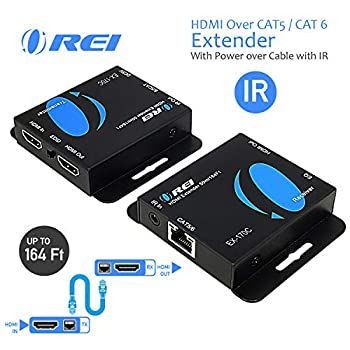OREI CAT5|CAT6 HDMIエクステンダー 最大164フィート - ループアウト - 1080P フルHD信号分配 EX-170C