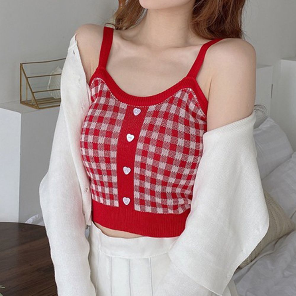 夏コーデミニドットトップス 韓国ファッション可愛い短丈 夏コーデミニドットトップス 韓国ファッション可愛い短丈