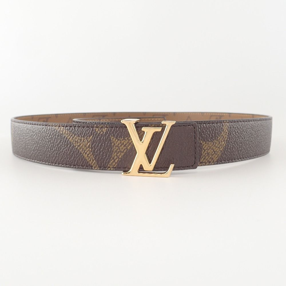 LOUIS VUITTON ルイヴィトン 【美品】M0149 サンチュール・LVアイコニック30MM モノグラム・ジャイアント モノグラム・リバース  リバーシブル - メルカリ