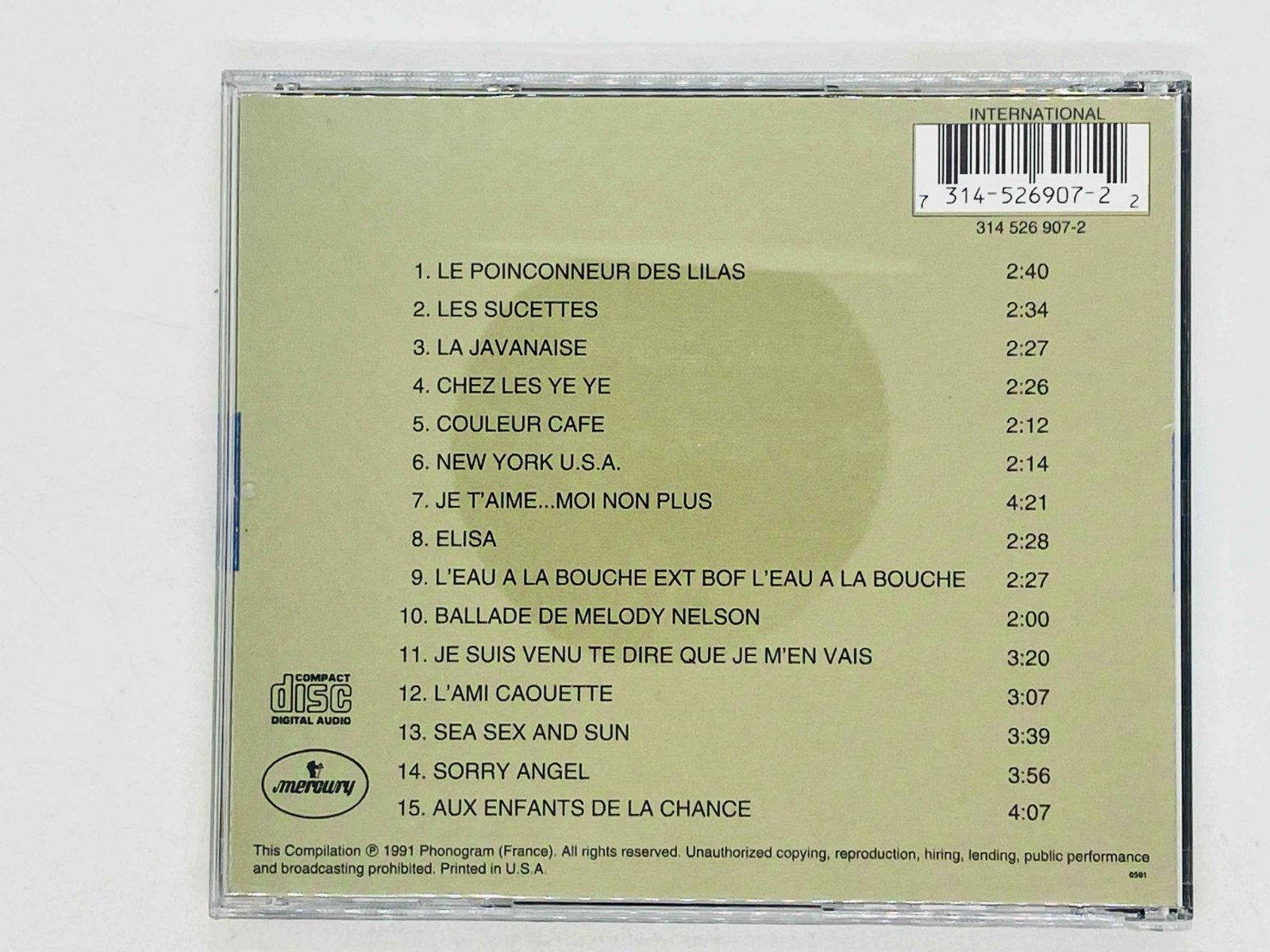 ゲンスブールからゲンスバールへ〜ゲンスブール・メモリアル 11CD ゲンスブールからゲンスバールへ〜ゲンスブール・メモリアル 11CD