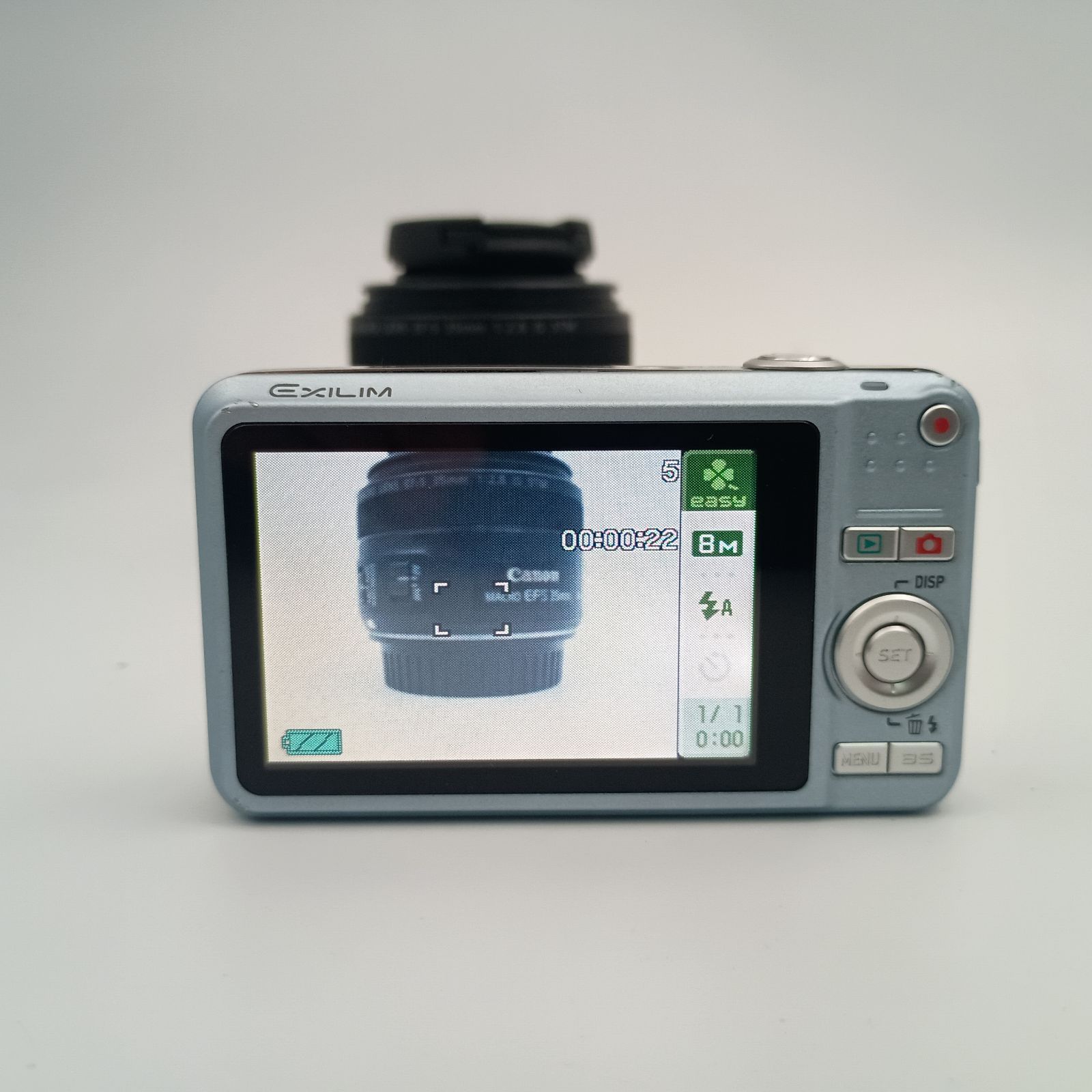 CASIO EXILIM EX-Z80 Compact DIGITAL Camera Blue 青 カシオ