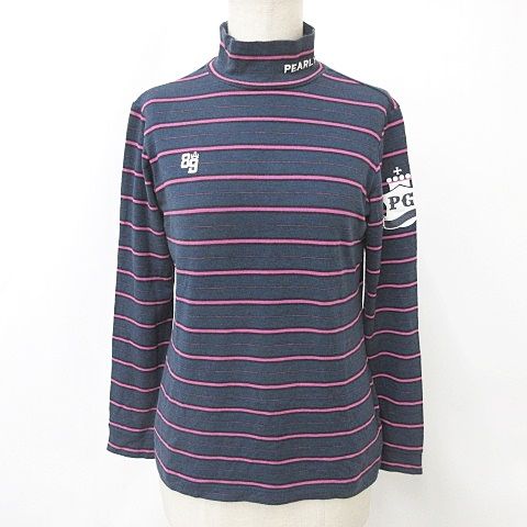 【新品】パーリーゲイツ／ハイネック／モックネック 新品】パーリーゲイツ ハイネック モックネック 半袖