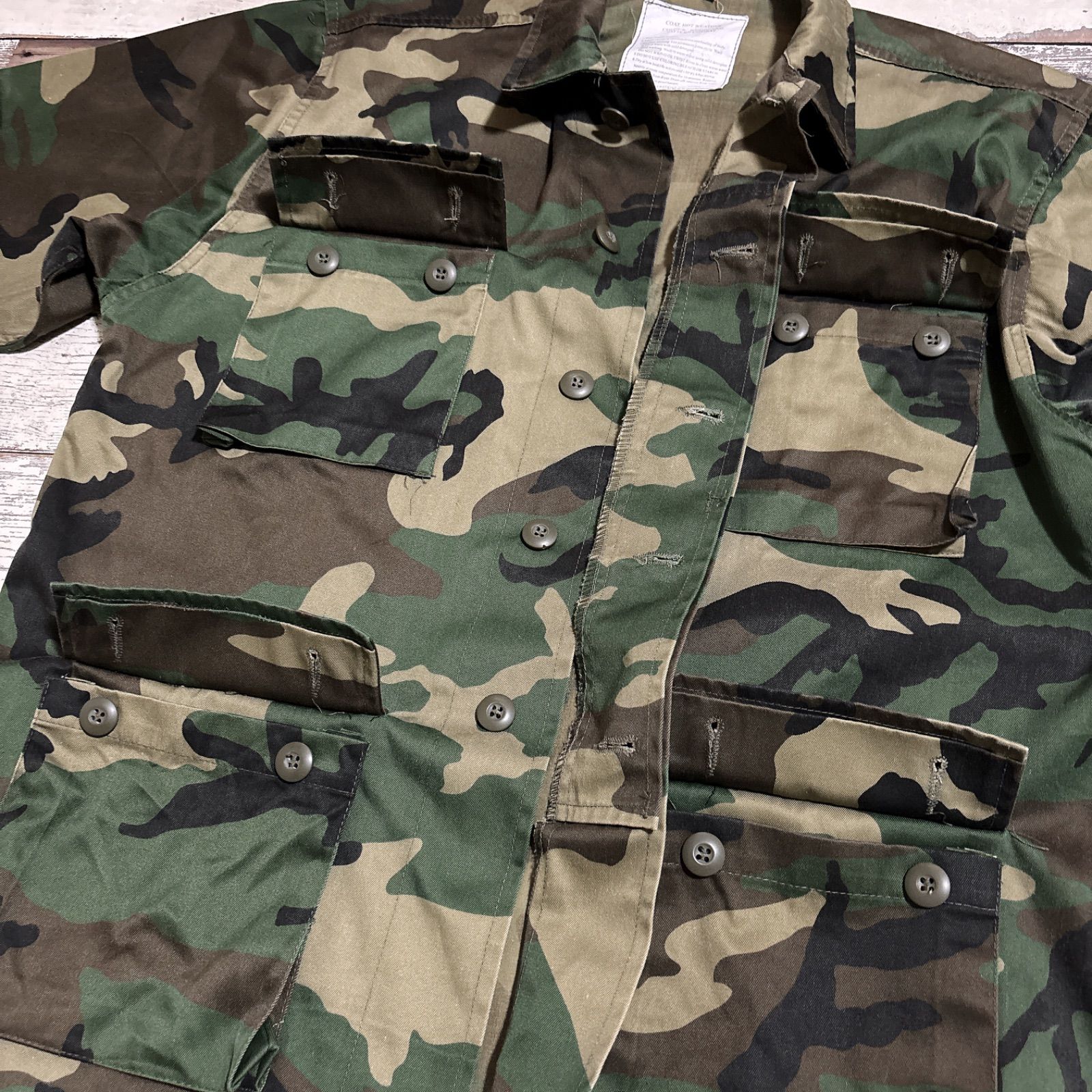 US ARMY MIL-TECフィールドジャケット 迷彩 カモ柄 ミリタリー 
