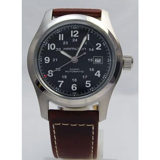 ハミルトン/カーキ　フィールド　オート　42mm/ブラック/H70555533