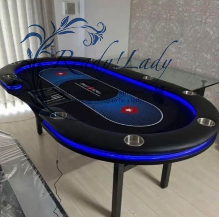 人気新品！ポーカーテーブル 折りたたみ脚 チップ 競技用