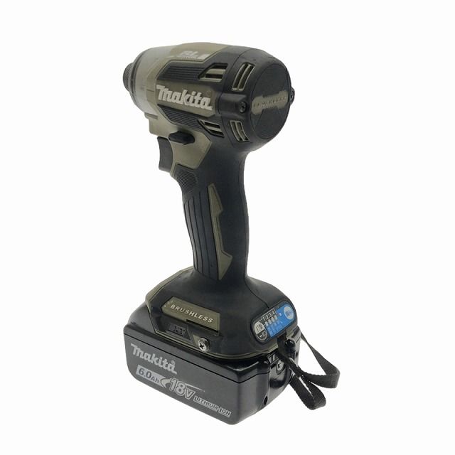 ☆中古動作品☆ makita マキタ 18V充電式インパクトドライバー TD173D オリーブ バッテリー1個(6.0Ah) 充電器 ケース付  91683 - メルカリ