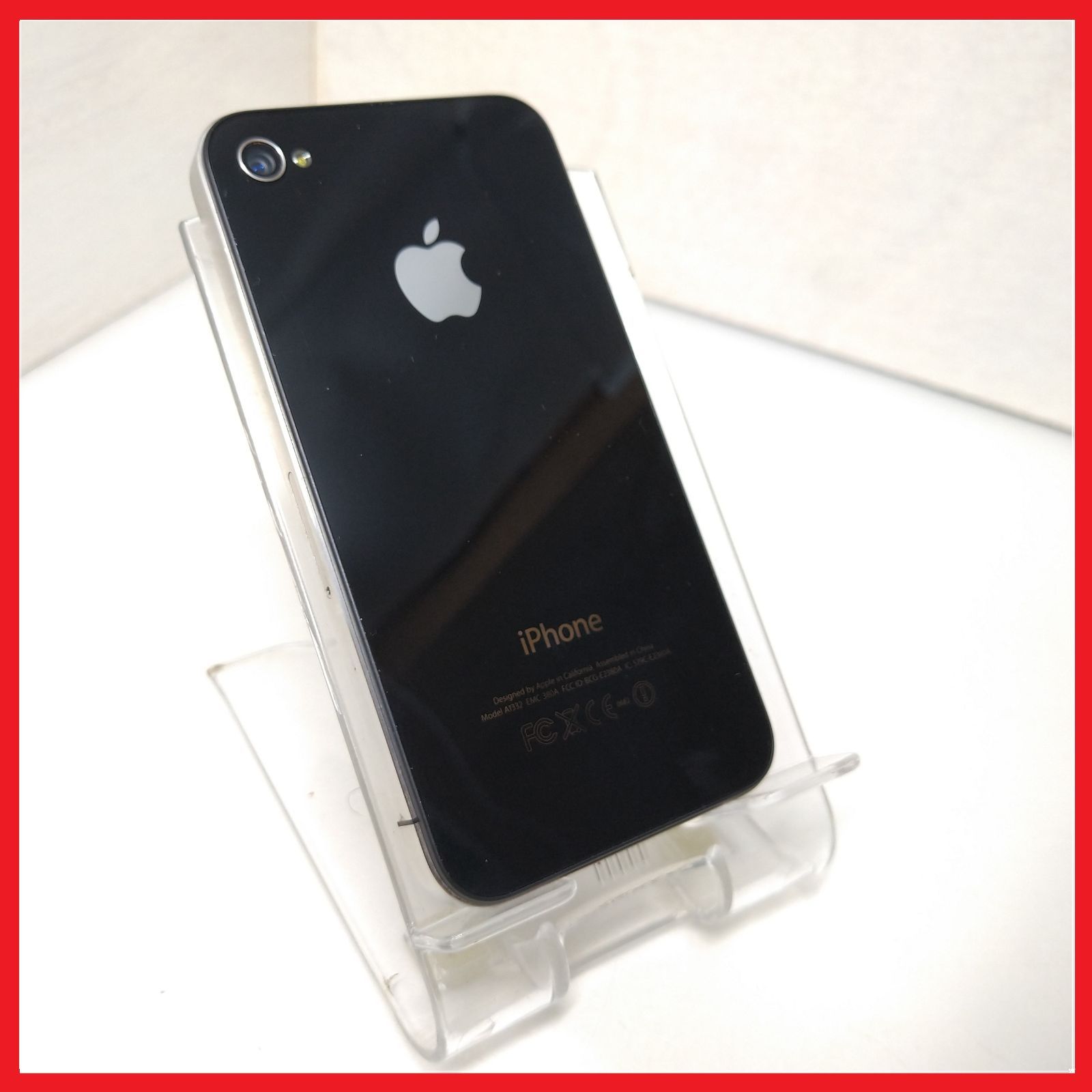 Softbank iPhone4 16GB A1332【白ロム・保証付】：iPhone 携帯電話