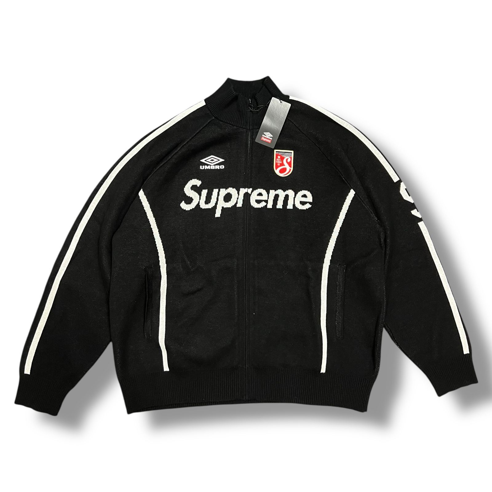 Supreme Umbro ジッパー付きジャケット 黒 Buy Supreme x Umbro Track Jacket 'Black' - SS22J74 BLACK | GOAT