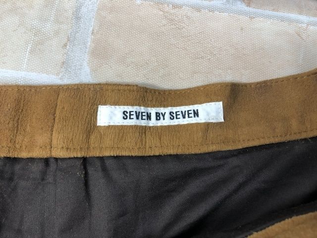 【中古】 SEVEN BY SEVEN セブンバイセブン W POCKET SUEDE LEATHER SHORT PANTS 800-4140009 ブラウン L 111386394