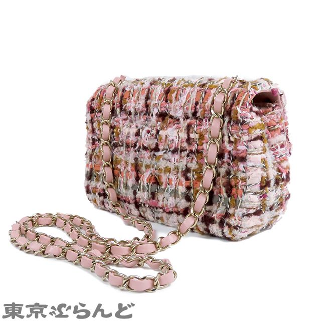 シャネル/CHANEL マトラッセ ツイード チェーンショルダーバッグ