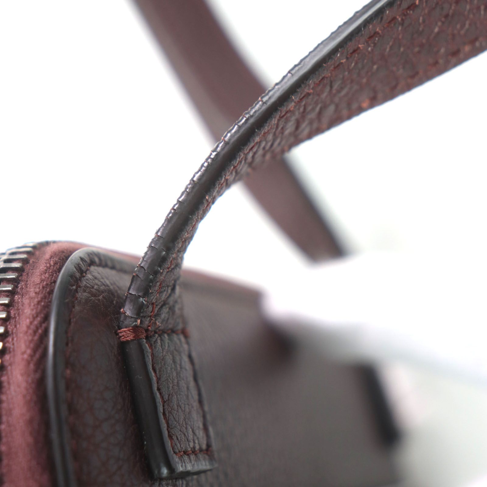 美品▽John Lobb ジョンロブ スモール ロゴ刻印入り スクエア グレイン  