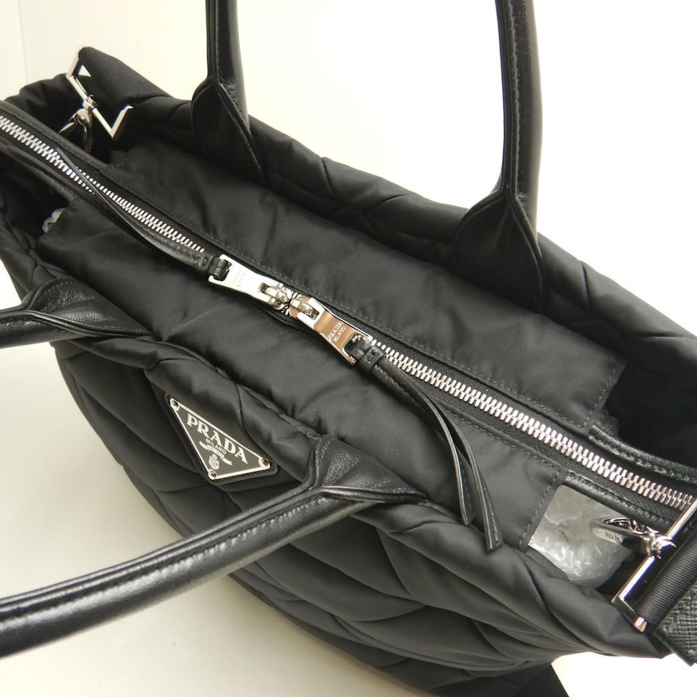 PRADA プラダ キルティングトート 1BG435 トートバッグ テスート