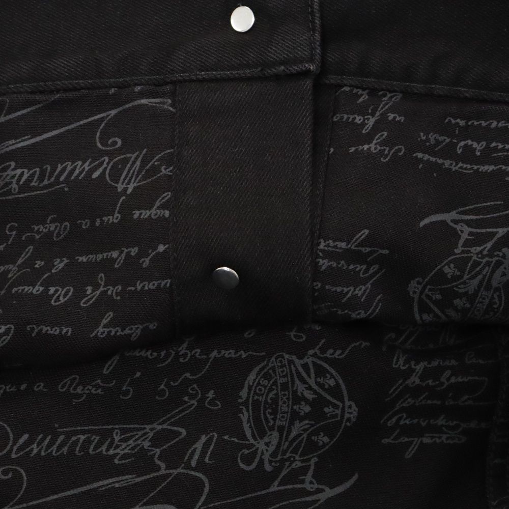 Berluti (ベルルッティ) 裏地カリグラフィーデニムジャケット 