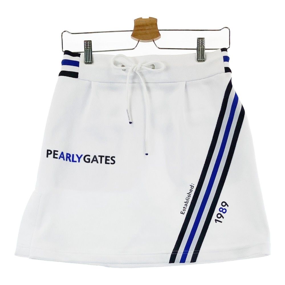 サイズ：1 PEARLY GATES パーリーゲイツ 2024年モデル スカート  ホワイト系 [240101183731]# ゴルフウェア レディース ストスト