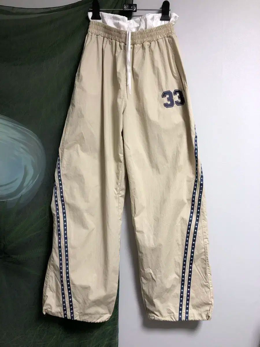 セットアップエクス SET UP EXE 33star line pants beige