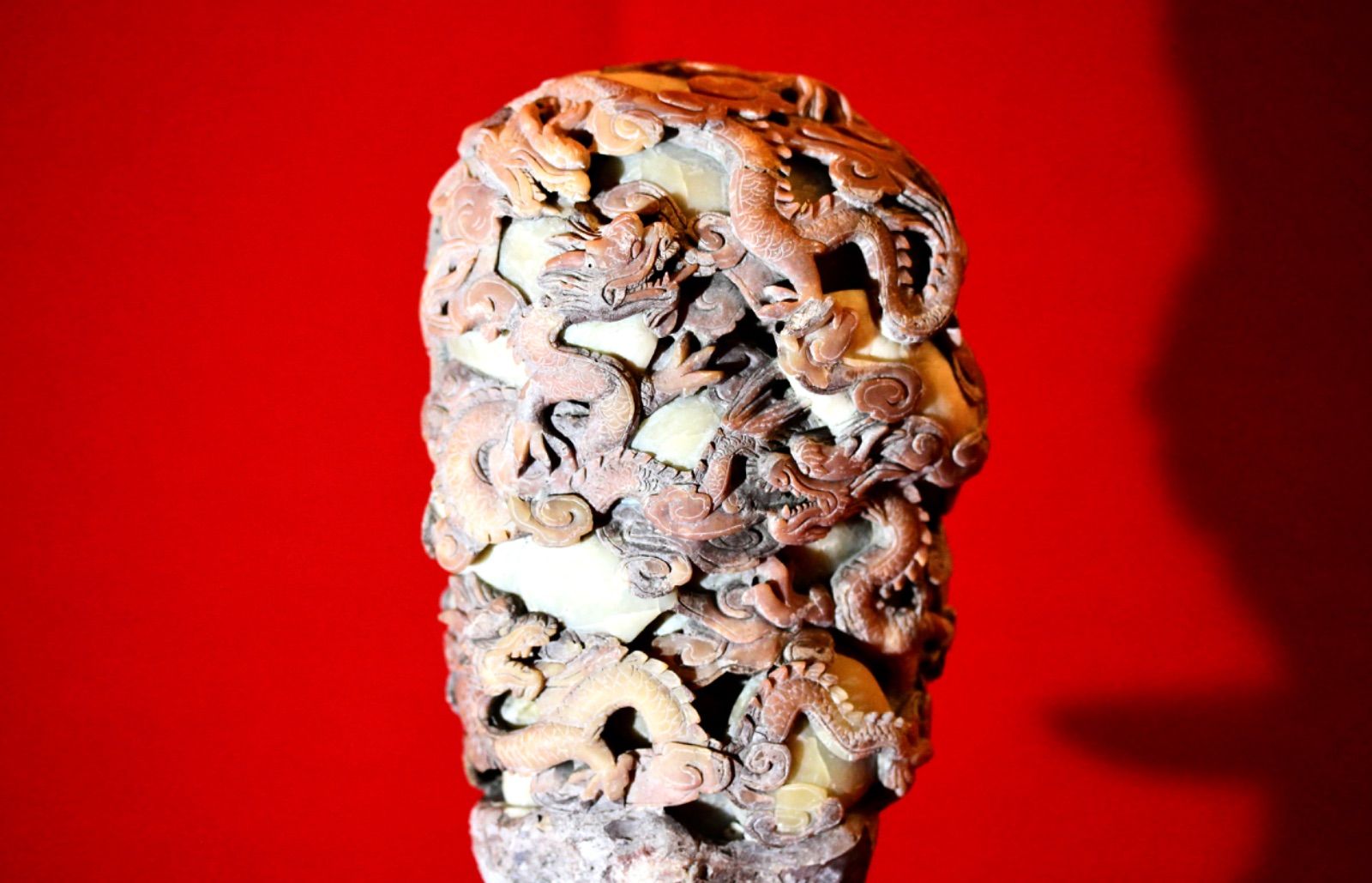 龍神コレクション・辰年のあなたへ【中国美術品 寿山石 細密彫刻 龍 