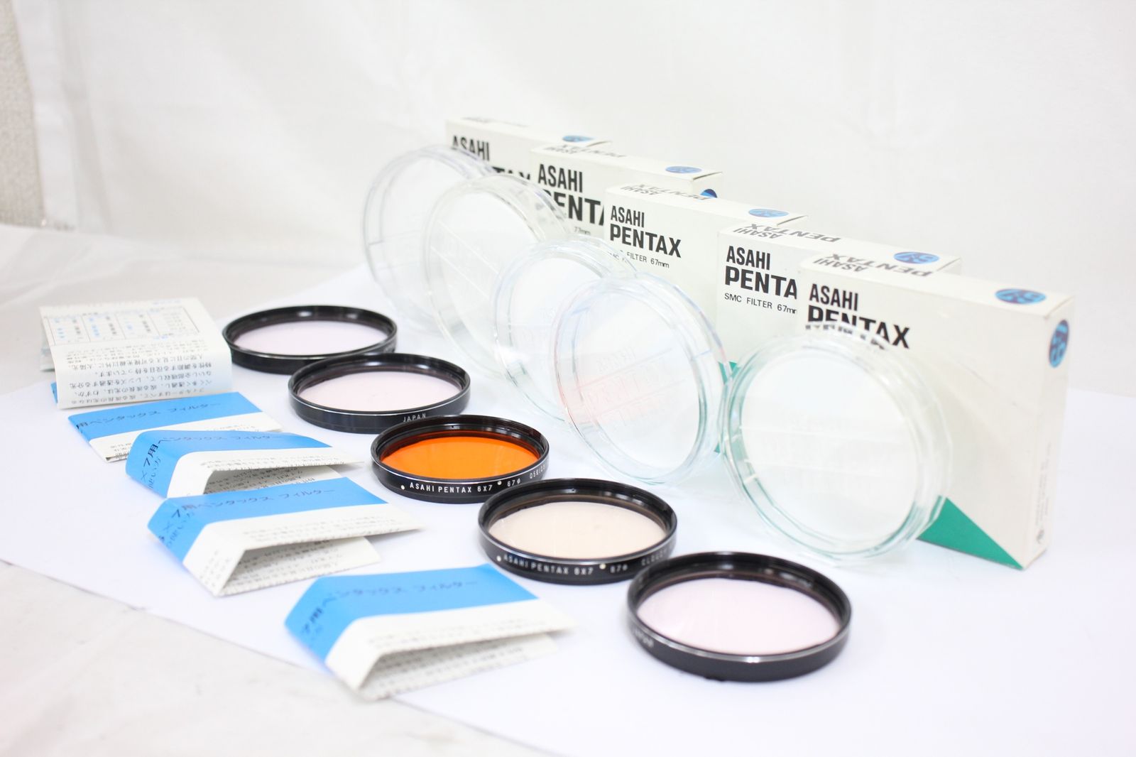 返品保証 5点まとめ ペンタックス Pentax SMC 6×7 67mm 77mm 82mm フィルター M7624
