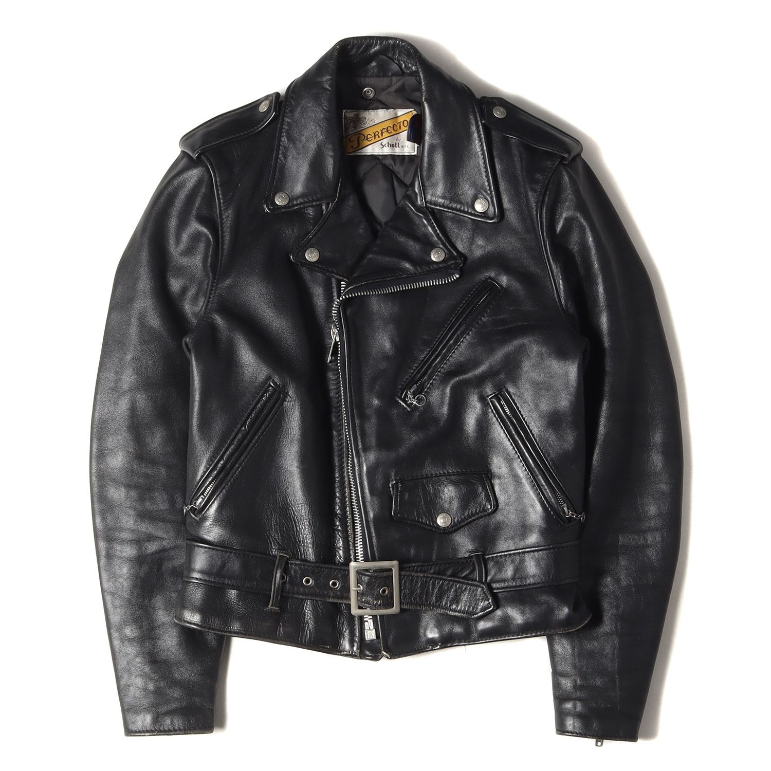 【80～90s バイカータグ 36】ショット 618 ライダース ジャケット schott ショット 618 80's～90's perfect パーフェクト バイカー