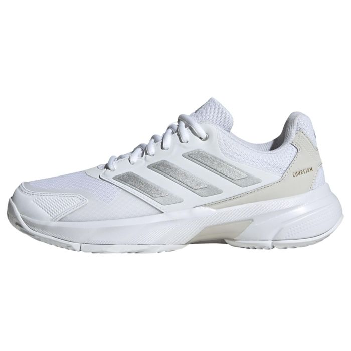 【新品・2営業日で発送】ADIDAS アディダス 41_COURTJAMCONTROL3W (ID2457) 色 : フットウェアWHT／SL サイズ : 250 