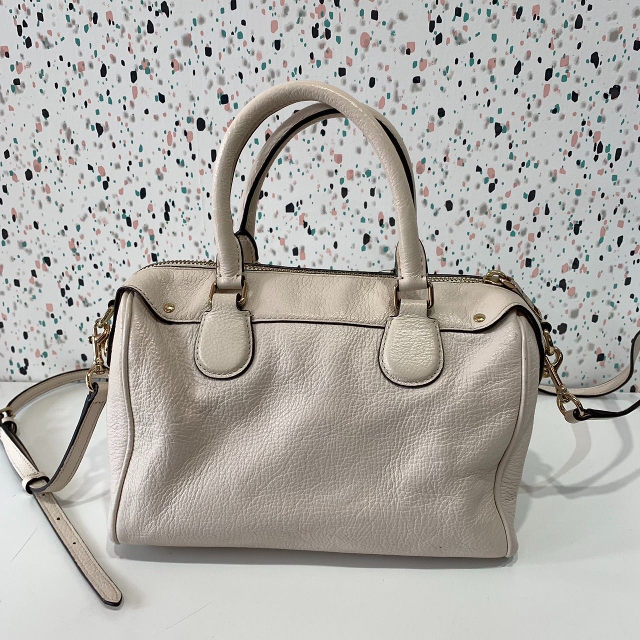 COACH コーチ 2WAY ミニボストン ショルダーバッグ ななめ掛け 