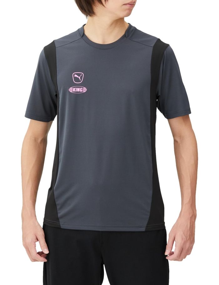 【新品・5営業日で発送】PUMA プーマ KING_PRO_SS_シャツ (658908) 色 : STRONG_GY-P サイズ : XL 