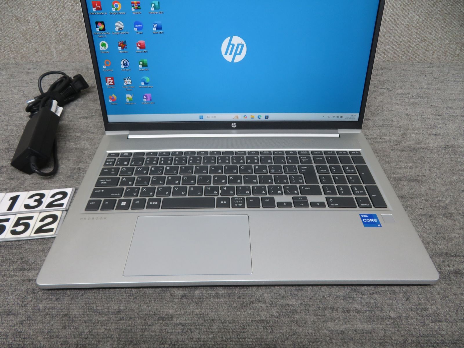 第12世代CPUで動作サクサク】◇ HP ProBook 450 G9 / 15.6型 / Core i5  