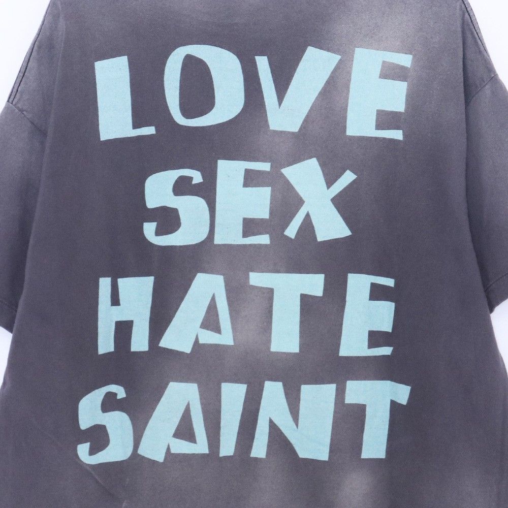 SAINT MICHAEL SA SS TEE CELEBRITY BLACK Lサイズ ブラック SM-YS8 