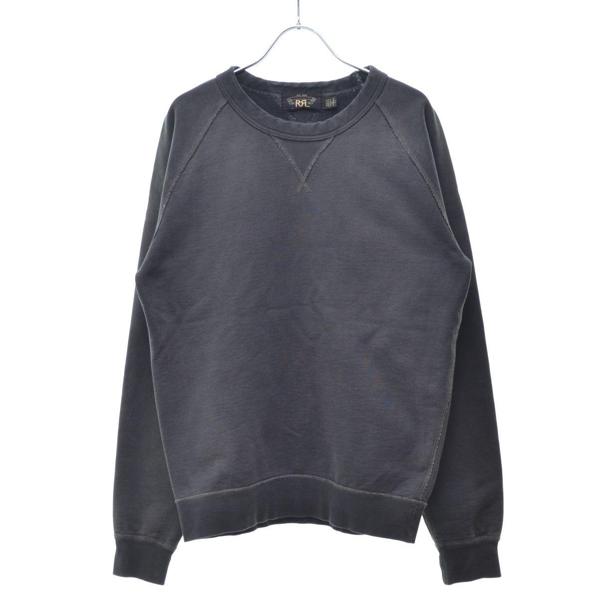 RRL/DOUBLERL】2023年製 フレンチ テリー クルーネック長袖スウェット