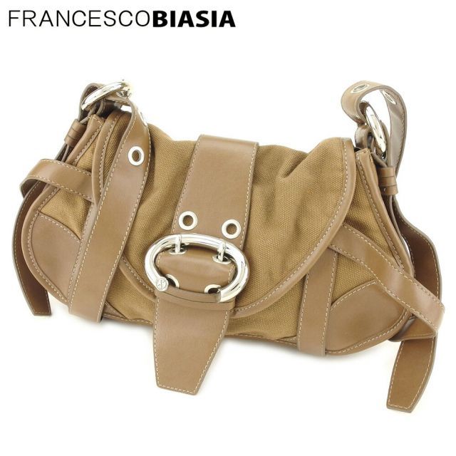 フランチェスコビアジア ショルダーバッグ 肩掛け 斜め掛け 編み込み ブラウン FRANCESCO BIASIA フランチェスコビアジア ショルダーバッグ 黒 楽天