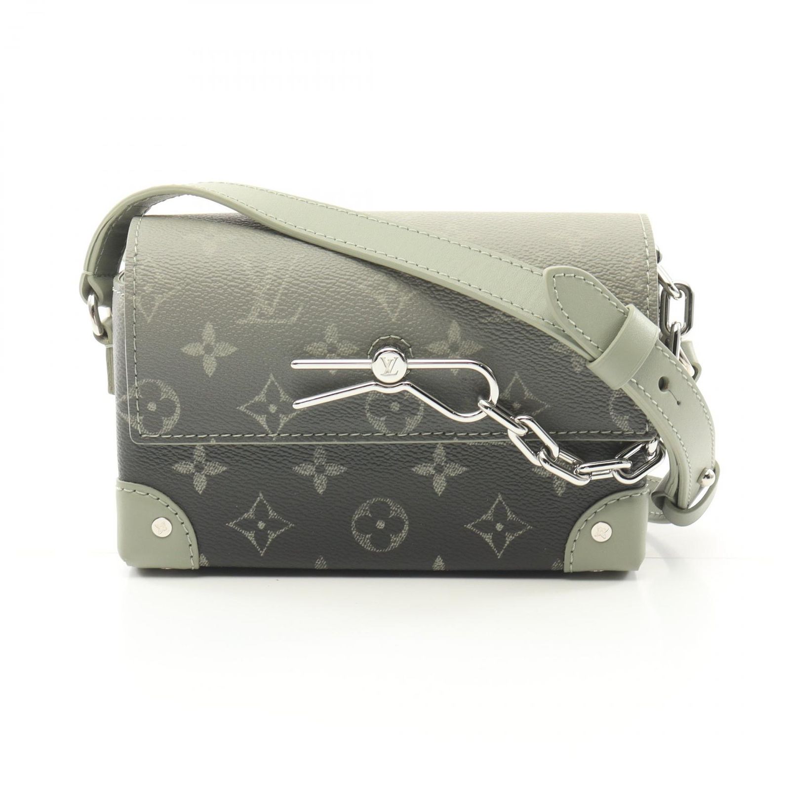 ルイ ヴィトン LOUIS VUITTON ショルダーバッグ スティーマー ウェアラブル ウォレット M11543 カーキ|グリーン PVCコーティングキャンバス レザー スティーマー ウェアラブル ウォレット レディース Used A