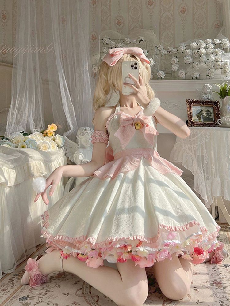 ロリータ lolita ワンピース ロリータ服 和風 日本式 ロリータ