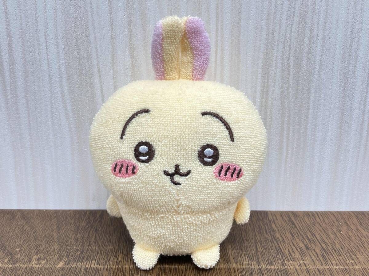 ちいかわ うさぎ タオル生地のマスコット - メルカリ