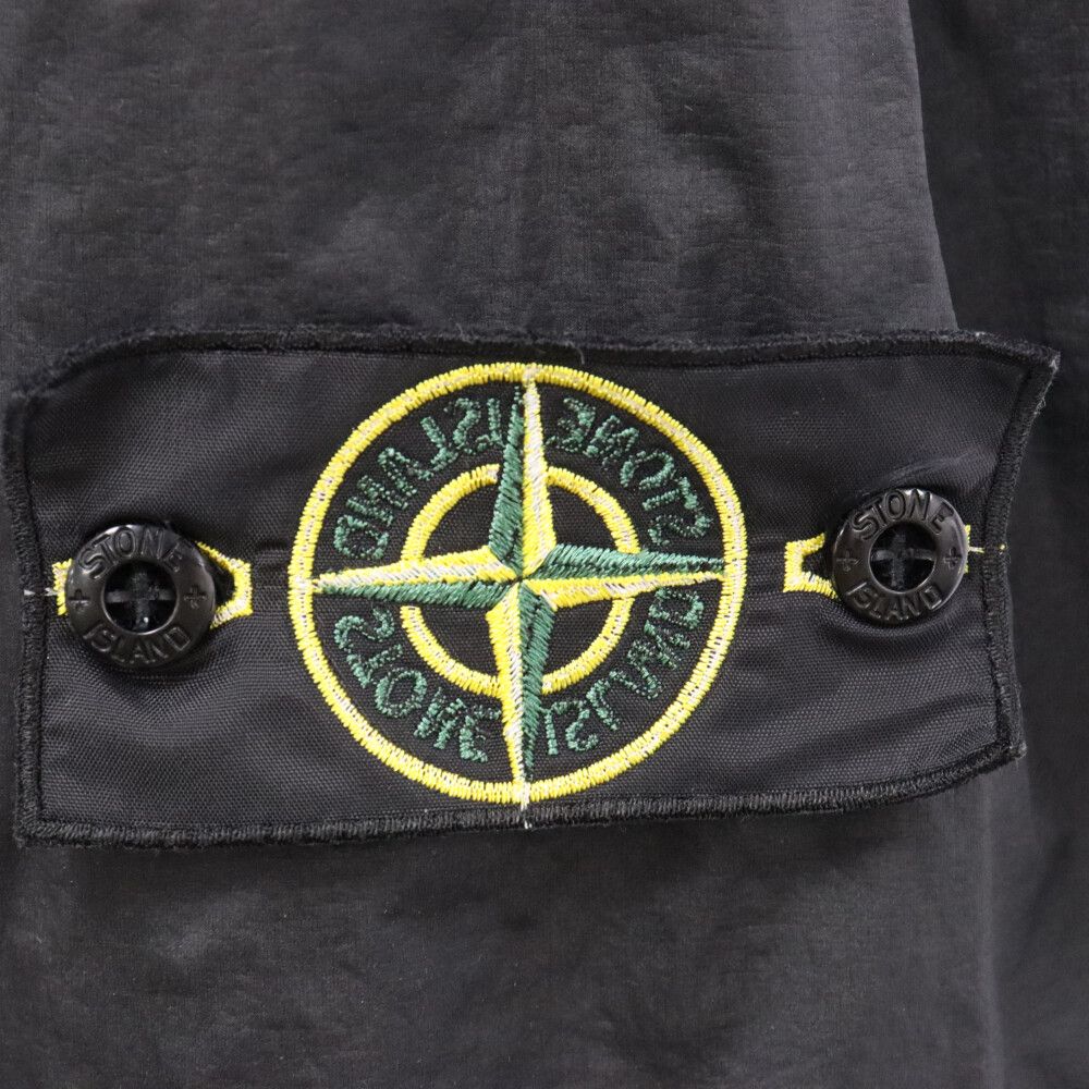 STONE ISLAND (ストーンアイランド) 24SS MEMBRANA 3L TC GARMENT DYE BOMBER JACKET 801541223 ガーメントダイ ボンバージャケット ブラック