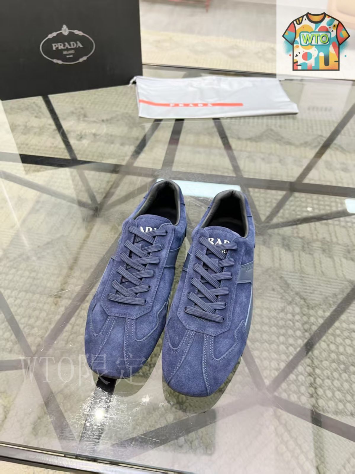 Prada プラダ メンズ レザー スニーカー08-XN44 - メルカリ