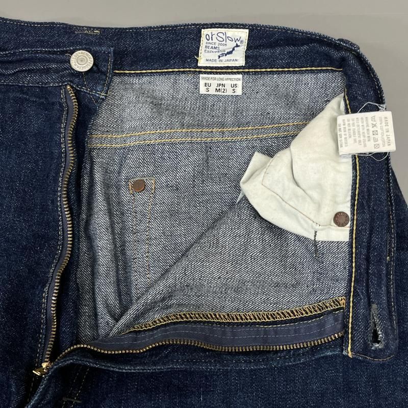 or slow オアスロウ BEAMS BOY 701ZBB デニム パンツ S 美品】 orslow / オアスロウ | × BEAMS BOY / ビームス ボーイ