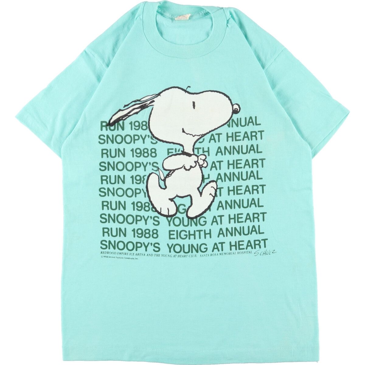 古着 80年代 スクリーンスターズ SCREEN STARS SNOOPY スヌーピー キャラクタープリントTシャツ USA製 メンズS ヴィンテージ/eaa354697
