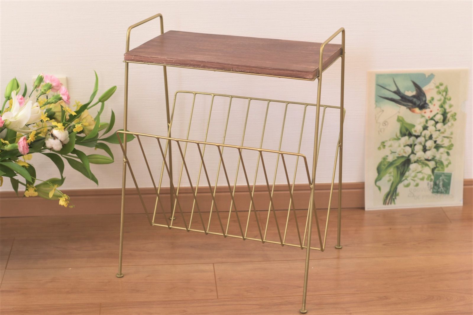 グランシュマン マガジンラック アンティーク調 小物入れ 置物 新品