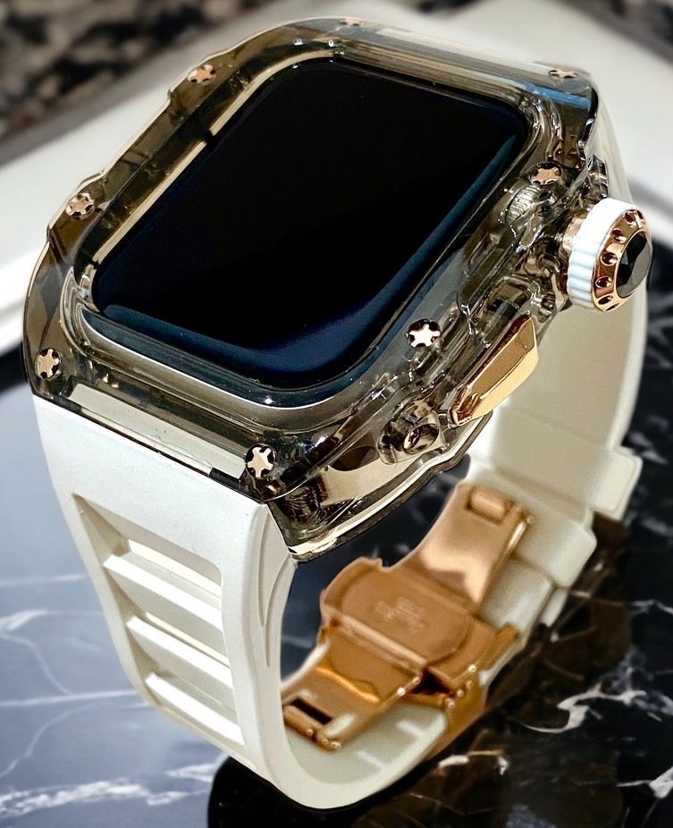 gl09/高級☆AppleWatch アップルウォッチバンド ラバーベルトカバー 