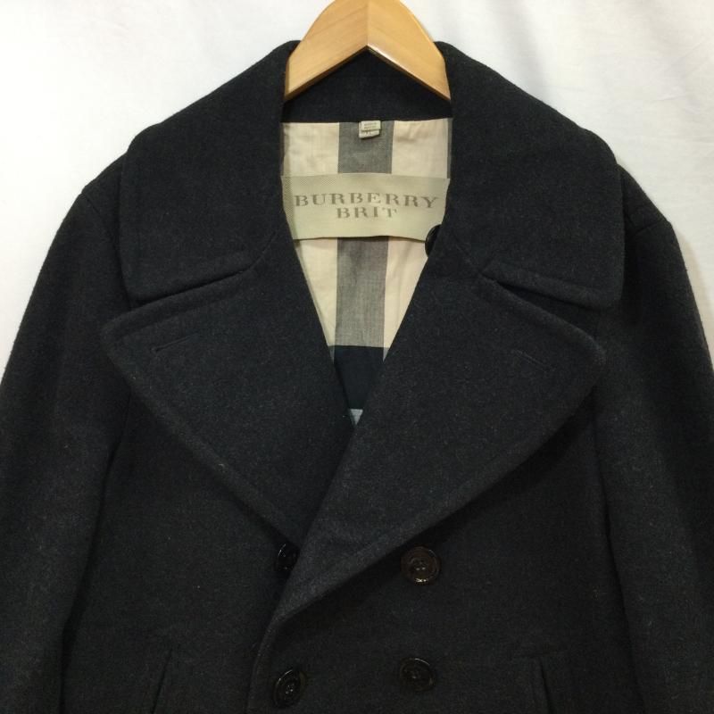 BURBERRY BRIT・ピーコート Burberry Brit t peacoat 36 Grey Wool ref.220592 - Joli Closet