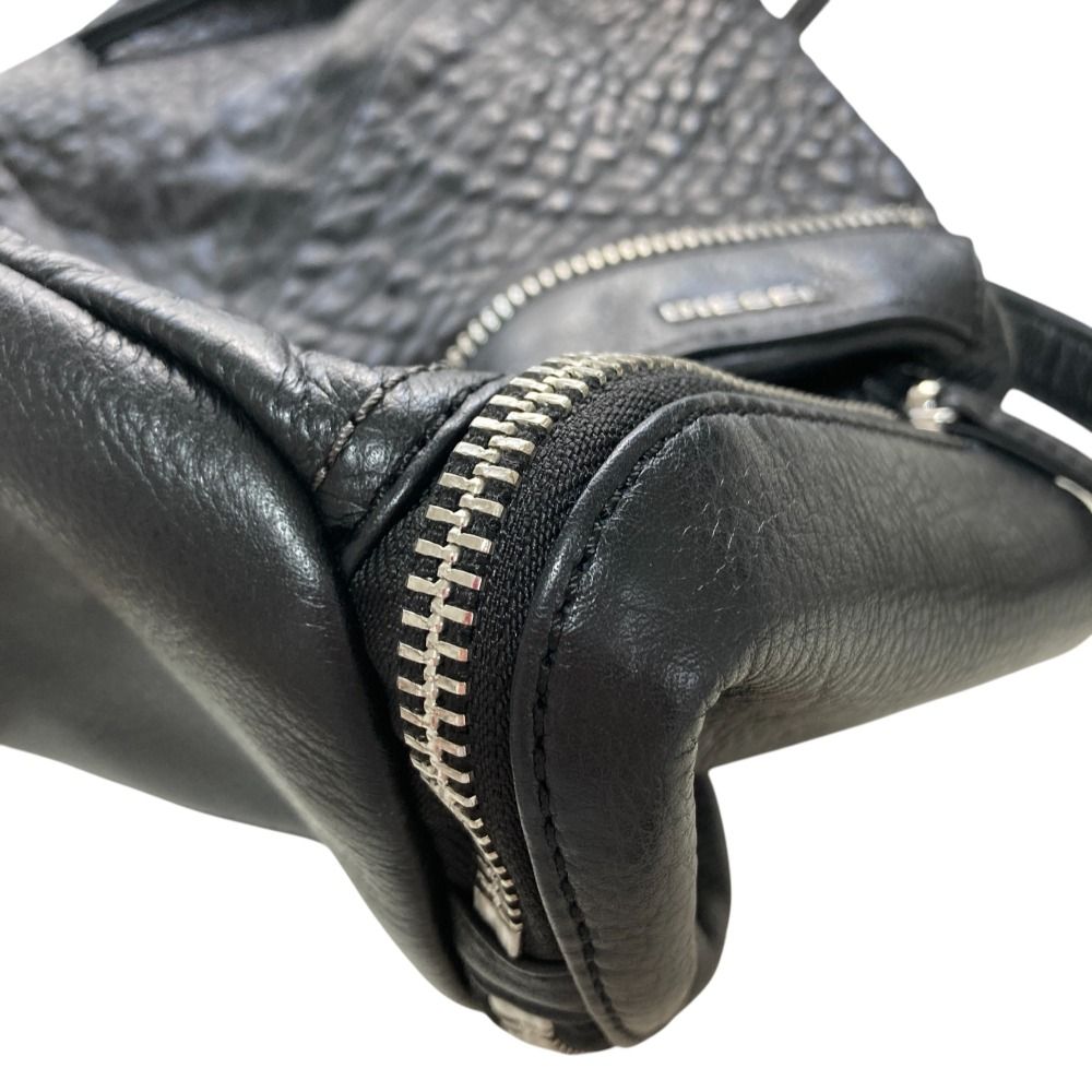E54美品◆ディーゼル 本革：レザー/LE-MHONIC◆リュック/バックパック DIESEL - ディーゼル／DIESEL リュック バッグ バックパック