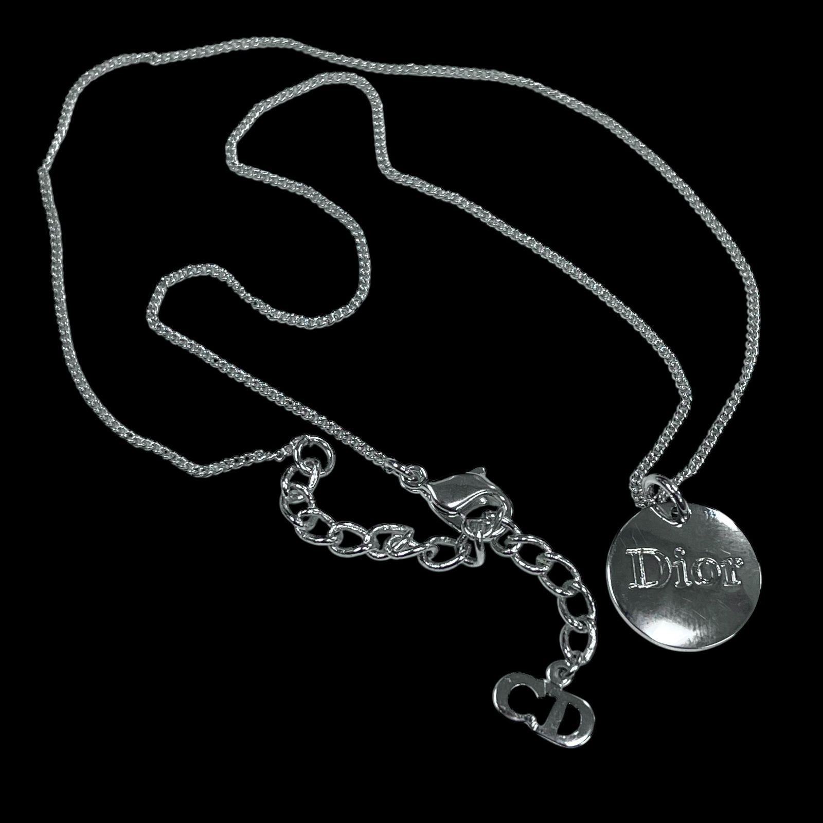 美品 Christian Dior クリスチャン ディオール CD ロゴプレート