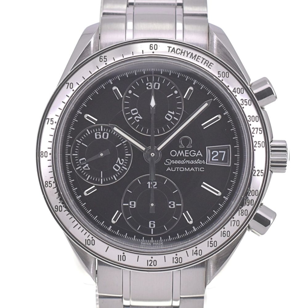 稼働 OMEGA 腕時計 シーマスター デイト トノー ゴールド レザー