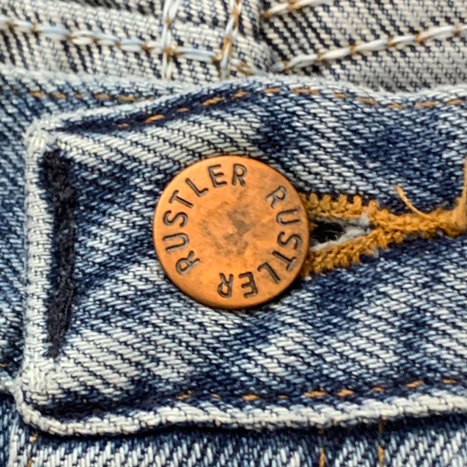 デニムシャツ　ラングラー　90s‘ ビンテージ　デッドストック SALE!!】 Deadstock
