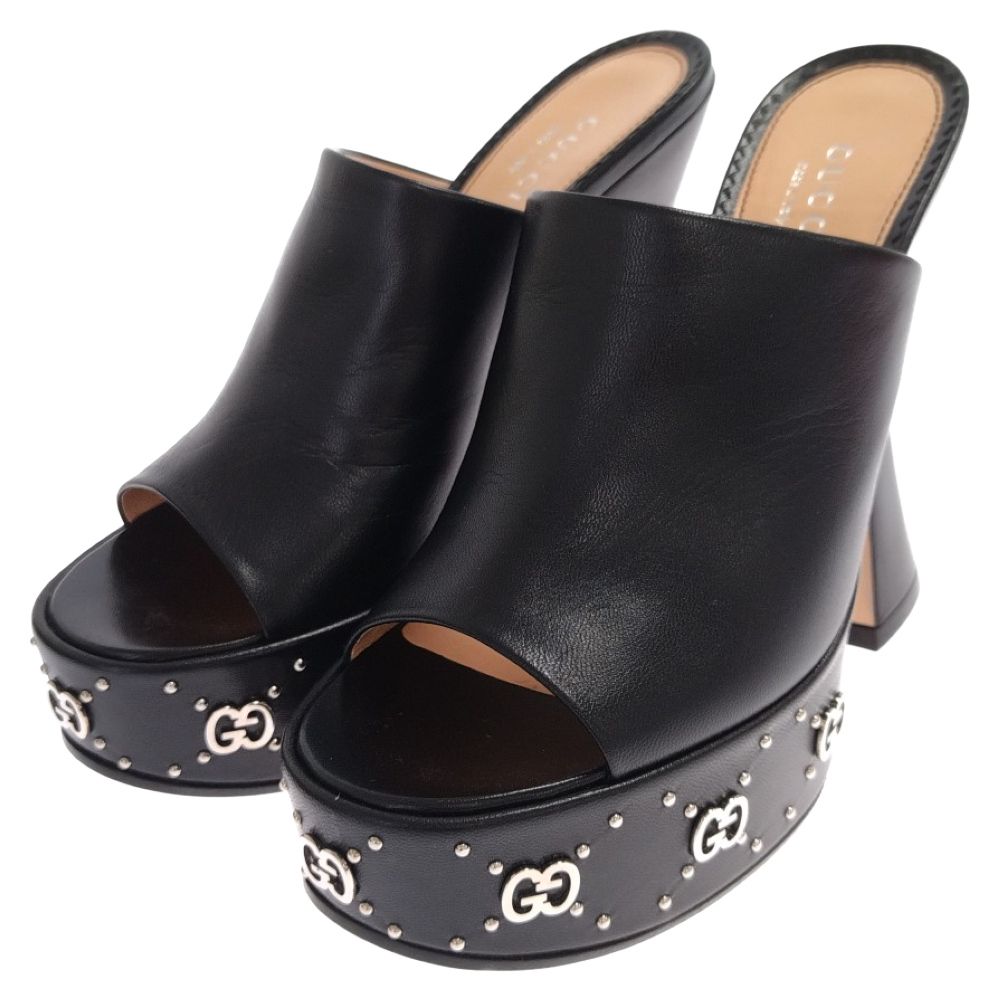 GUCCI (グッチ) プラットフォーム スライドサンダル ヒール