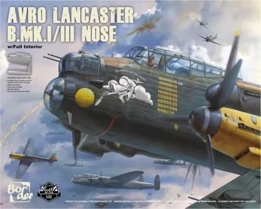 [Used] Plastic Model 1/32 Avro Lancaster B.MKI/III Nose Kit w/Full Interior [BF008]
