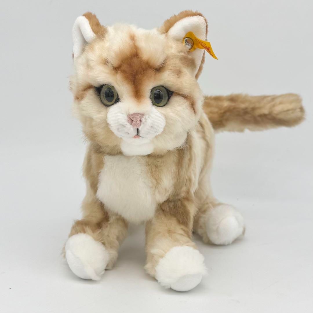 未使用 Steiff シュタイフ 099342 ネコのミジー 猫 キャット