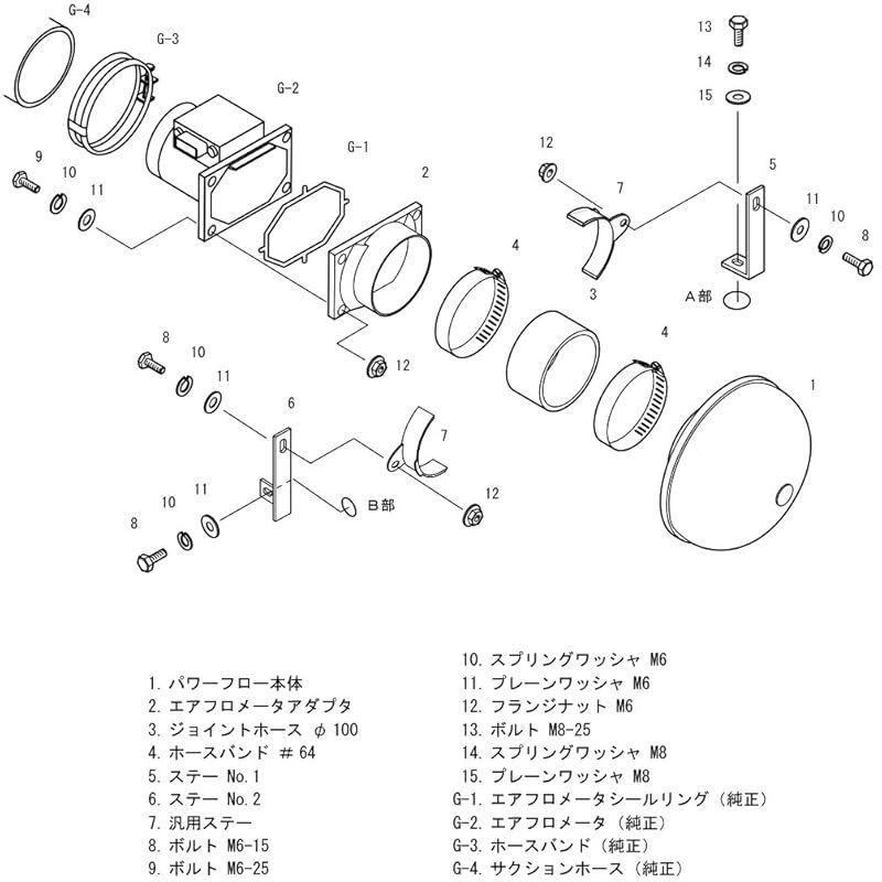 スーパーパワーフロー エアクリーナー
