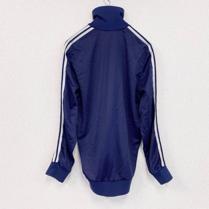 古着 70 s adidas アディダス トラックジャケット ジャージ ヴィンテージ 紺 ネイビー